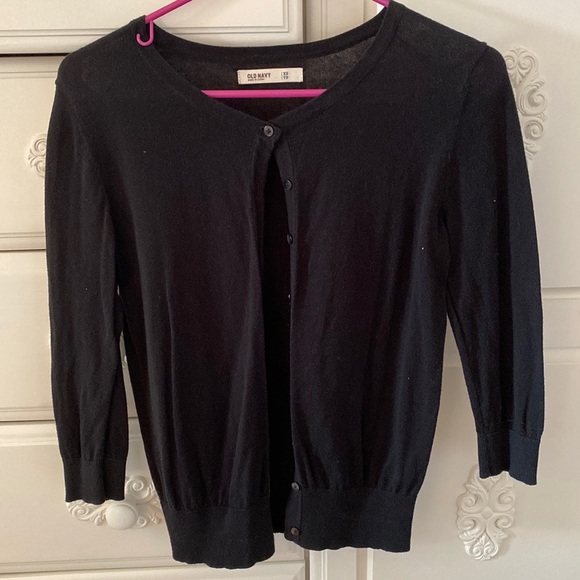 Old Navy black cardigan - Picture 1 of 4